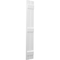 Ekena Millwork Americraft 2-Board, 3 Batten Exterior Real Wood Spaced Board-n-Batten Shutters, ARW401SB207X37WHH, PR ARW401SB207X37WHH - alternate 8